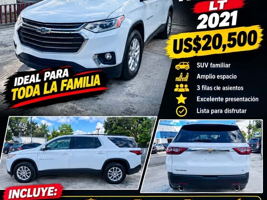 2021 Chevrolet Traverse LT usado en venta por Welin Jimenez