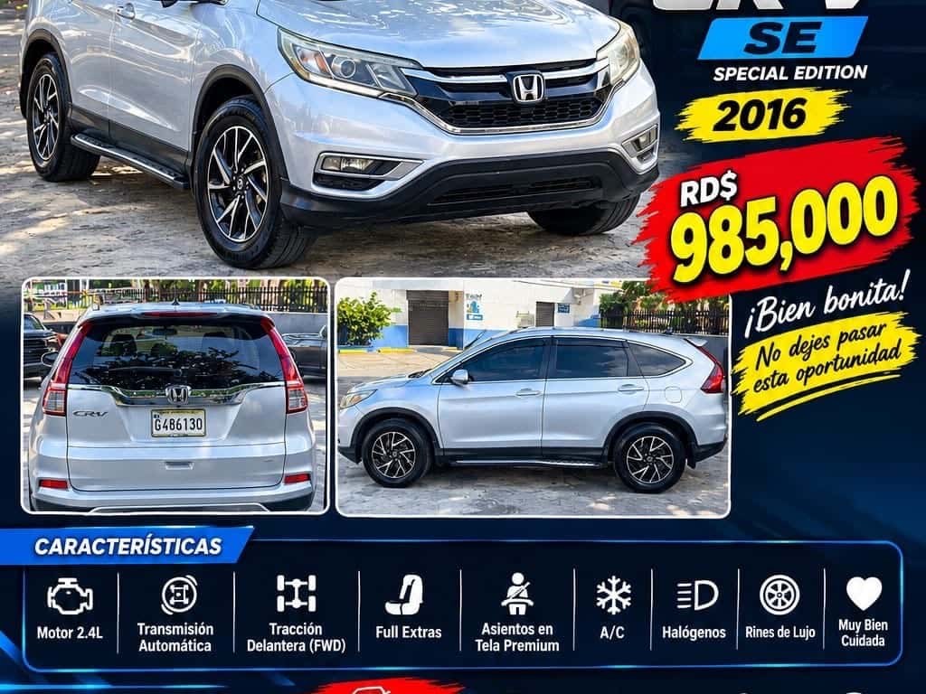 2016 Honda CR-V SE usado en venta por Welin Jimenez
