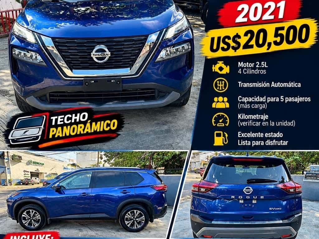 2021 Nissan Rogue SV FULL usado en venta por Welin Jimenez