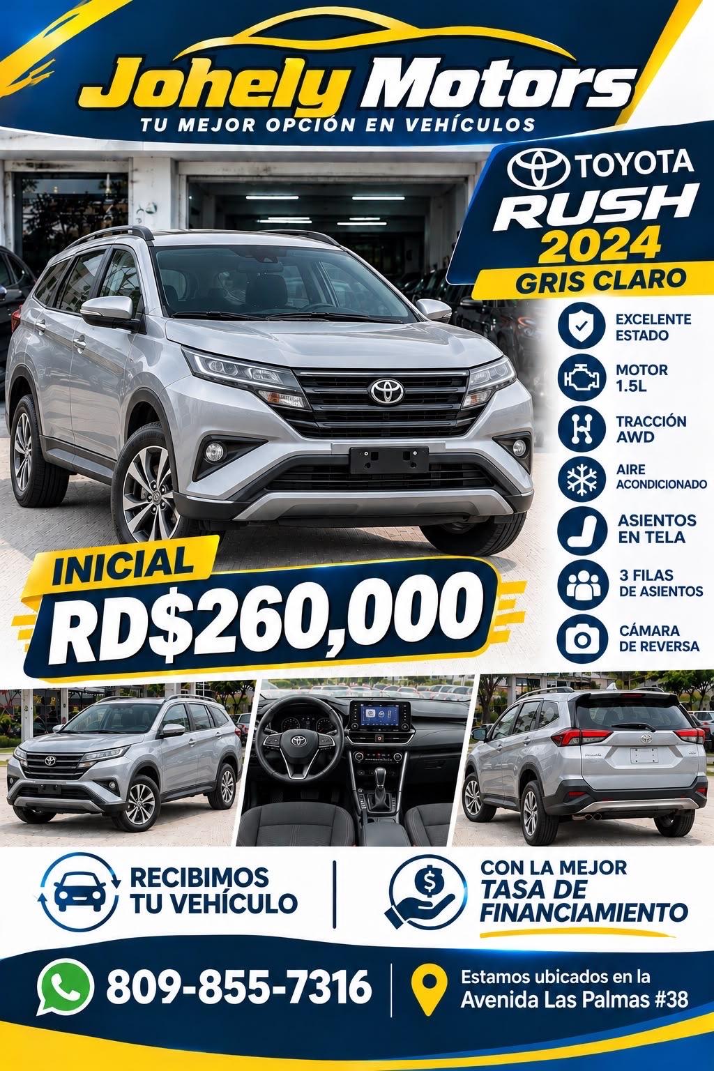 Toyota Rush 2024 en venta - vista principal