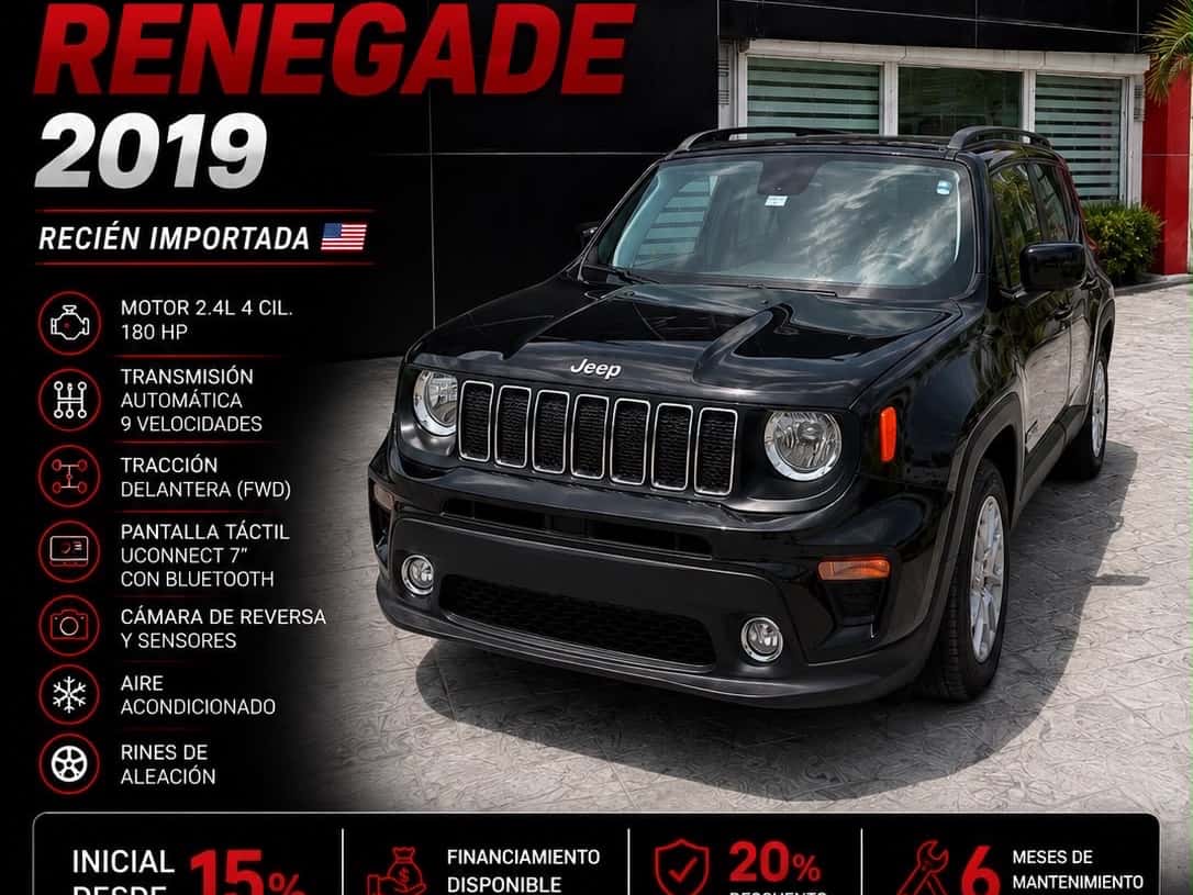 2019 Jeep Renegade Latitude, North, Longitude usado en venta por AUTO ESTILO