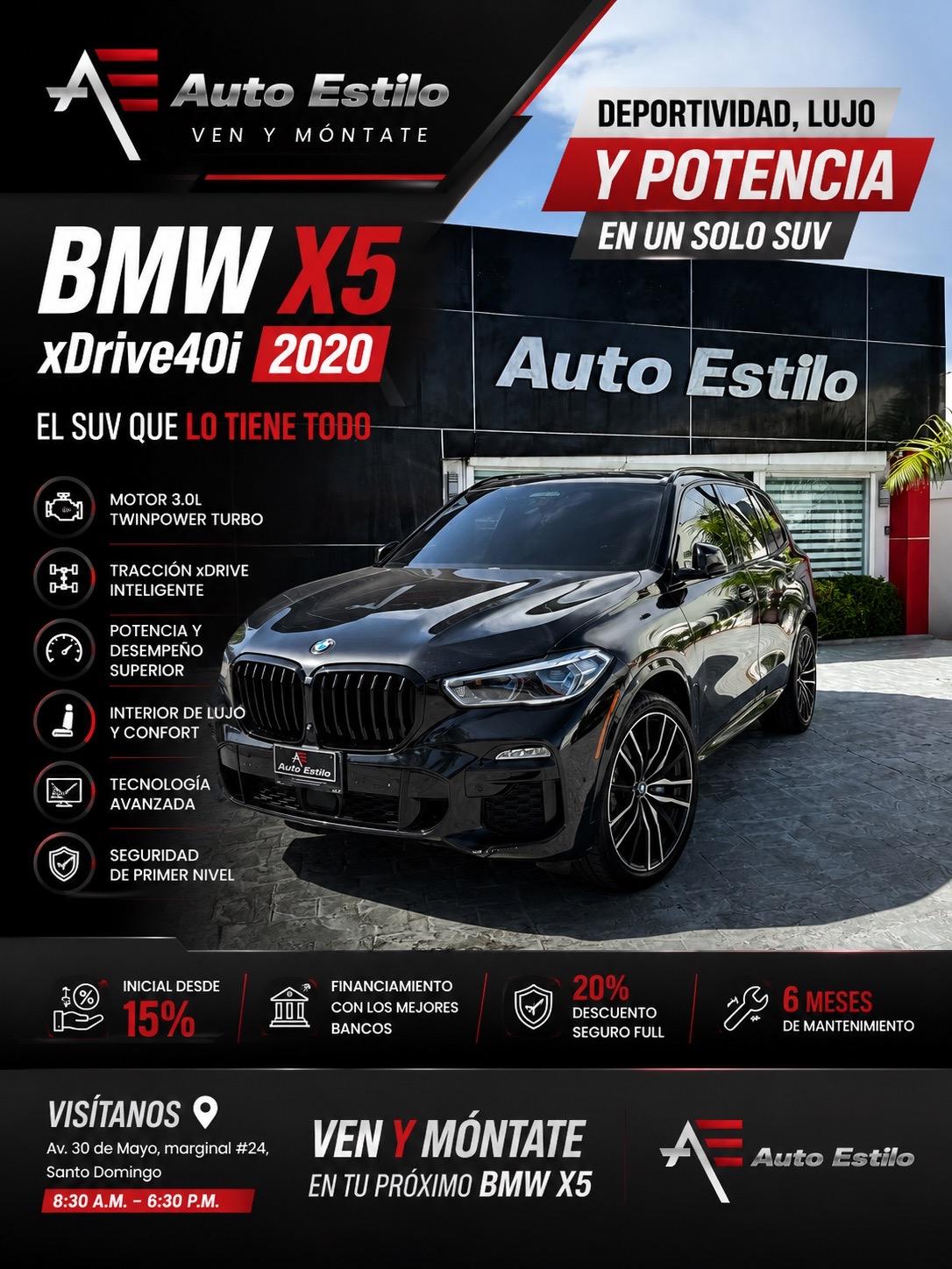 BMW X5 xDrive40i 2020 en venta - vista principal