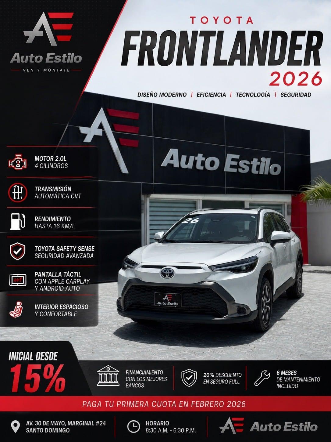 Toyota Frontlander Luxury 2026 en venta - vista principal