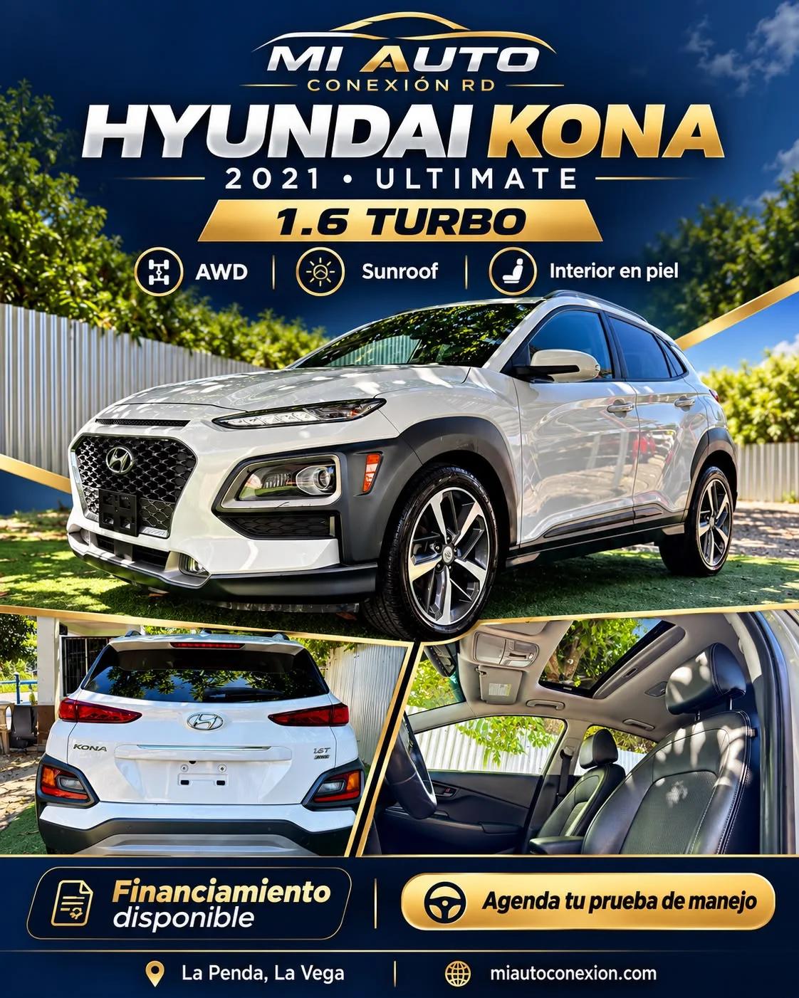 Hyundai KONA ULTIMATE 2021 en venta - vista principal