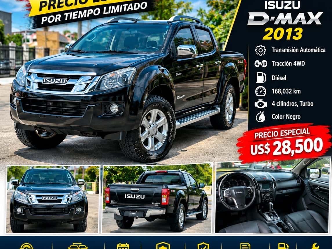 2013 Isuzu DMAX Limited Edition usado en venta por Welin Jimenez
