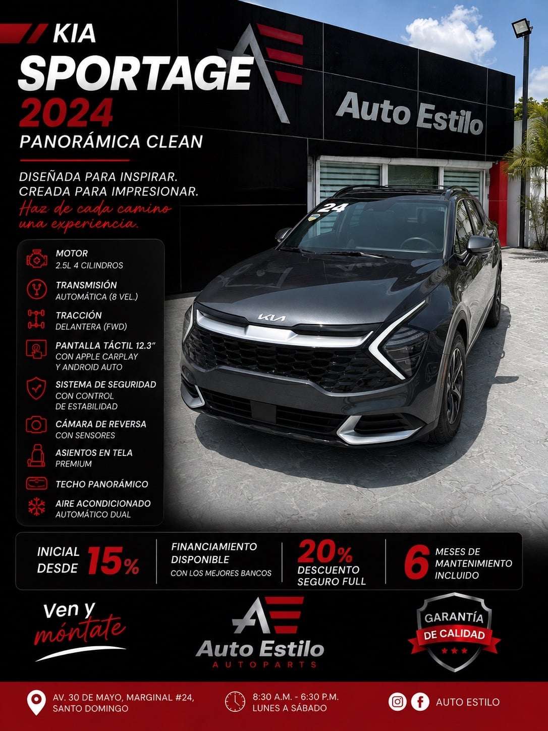 2024 Kia Sportage Luxury usado en venta por AUTO ESTILO