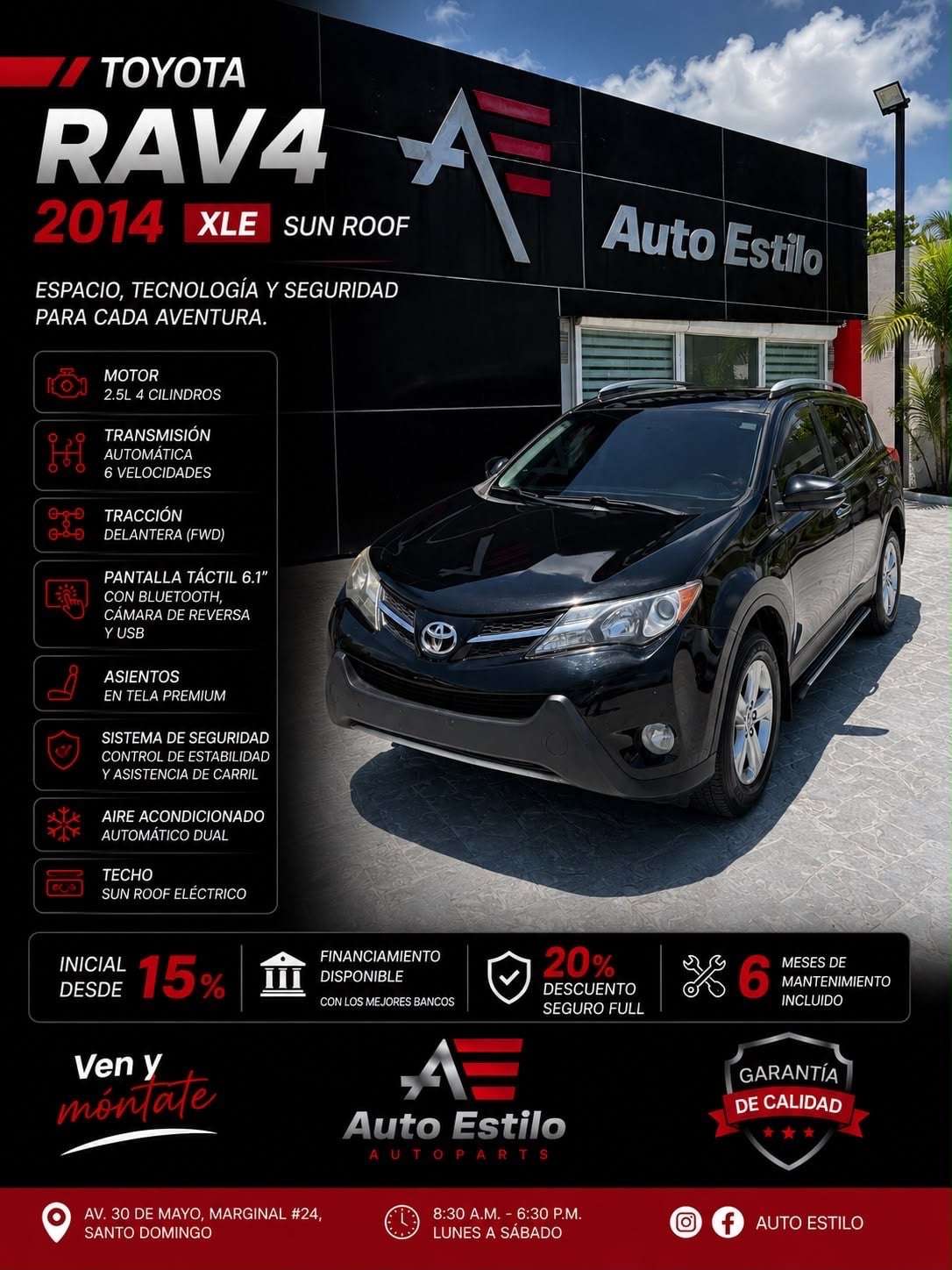 2014 Toyota RAV4 Sports usado en venta por AUTO ESTILO