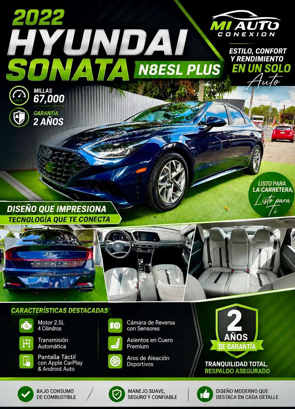 2022 Hyundai Sonata DN8 usado en venta por Mi Auto Conexion