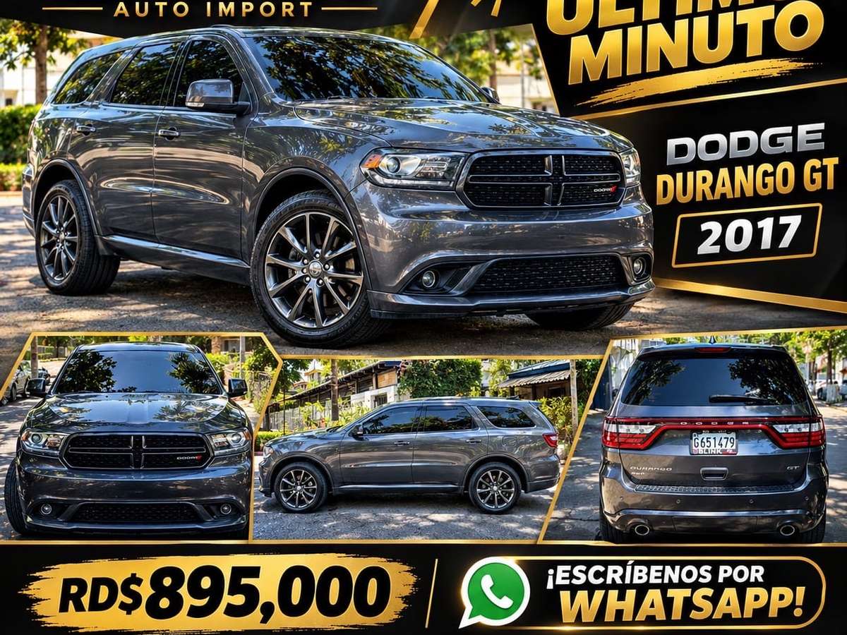 2017 Dodge Durango GT usado en venta por Welin Jimenez