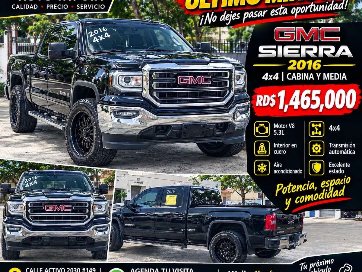2016 GMC Sierra 1500 SLT usado en venta por Welin Jimenez