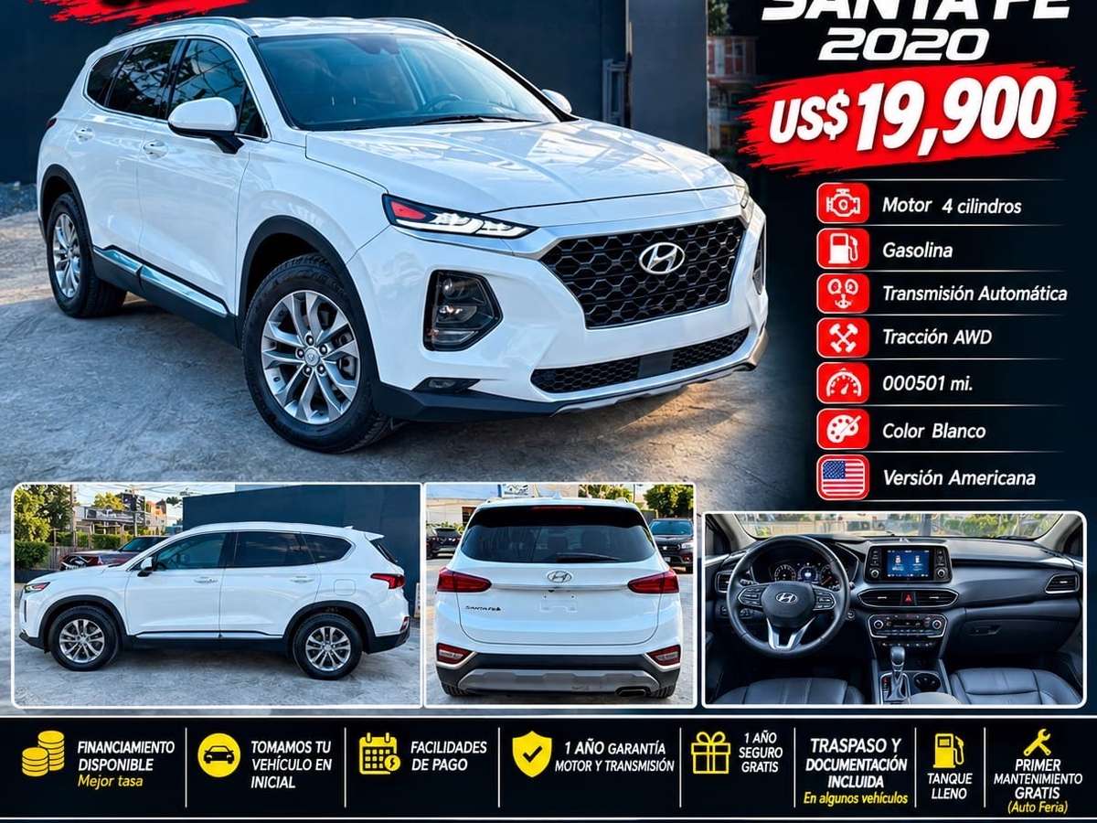 2020 Hyundai Santa Fe SEL usado en venta por Welin Jimenez