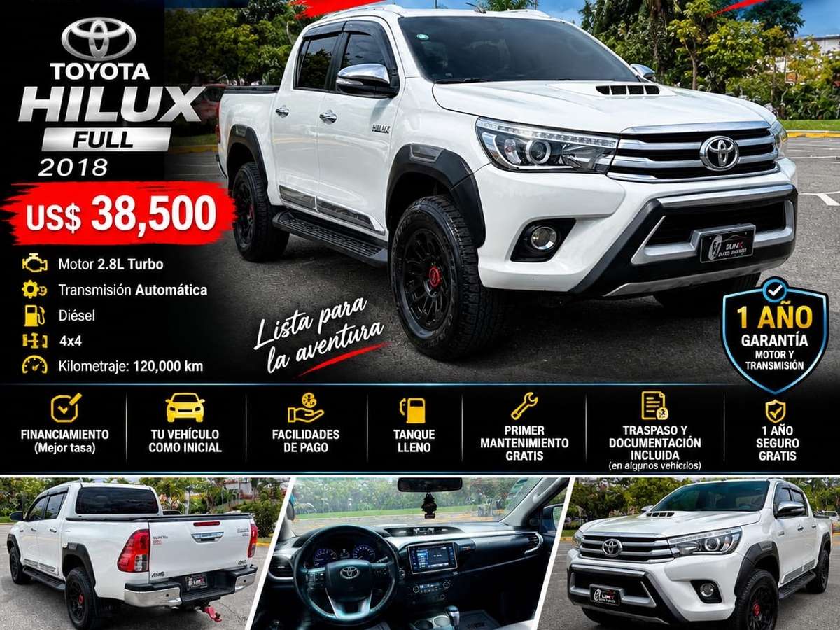 2018 Toyota Hilux Limited usado en venta por Welin Jimenez