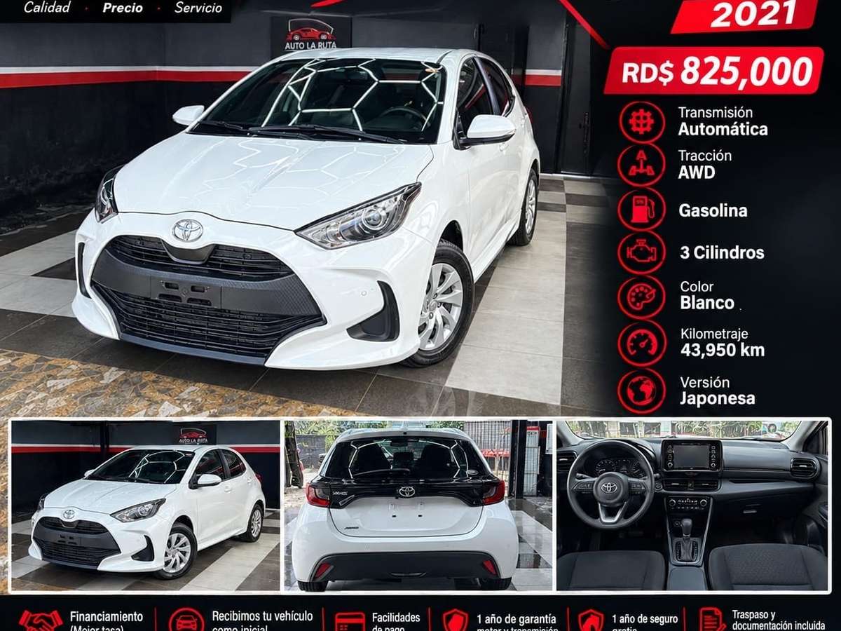 2021 Toyota Yaris Hatchback usado en venta por Welin Jimenez