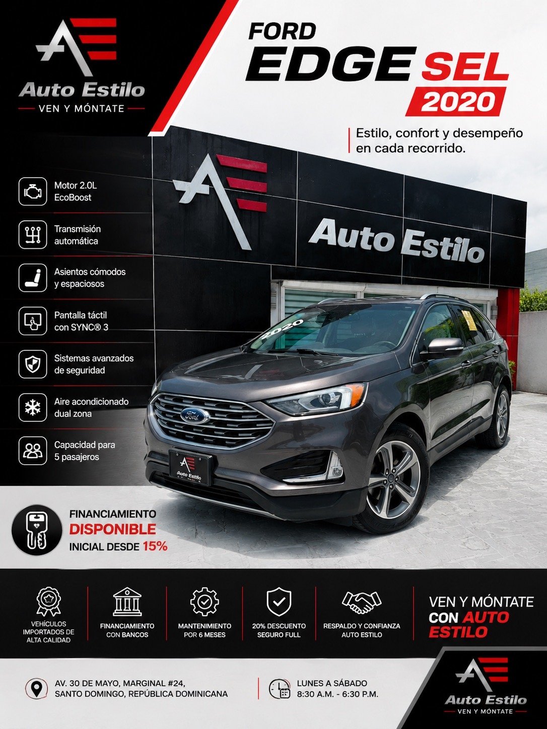 Ford EDGE SEL 2020 en venta - vista principal