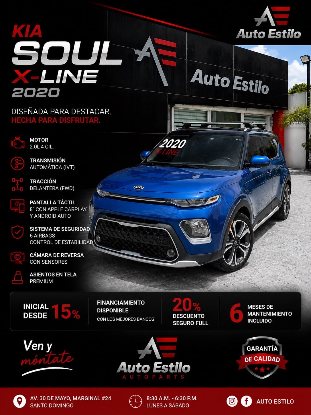 Kia Soul LX, S, X-Line 2020 en venta - vista principal