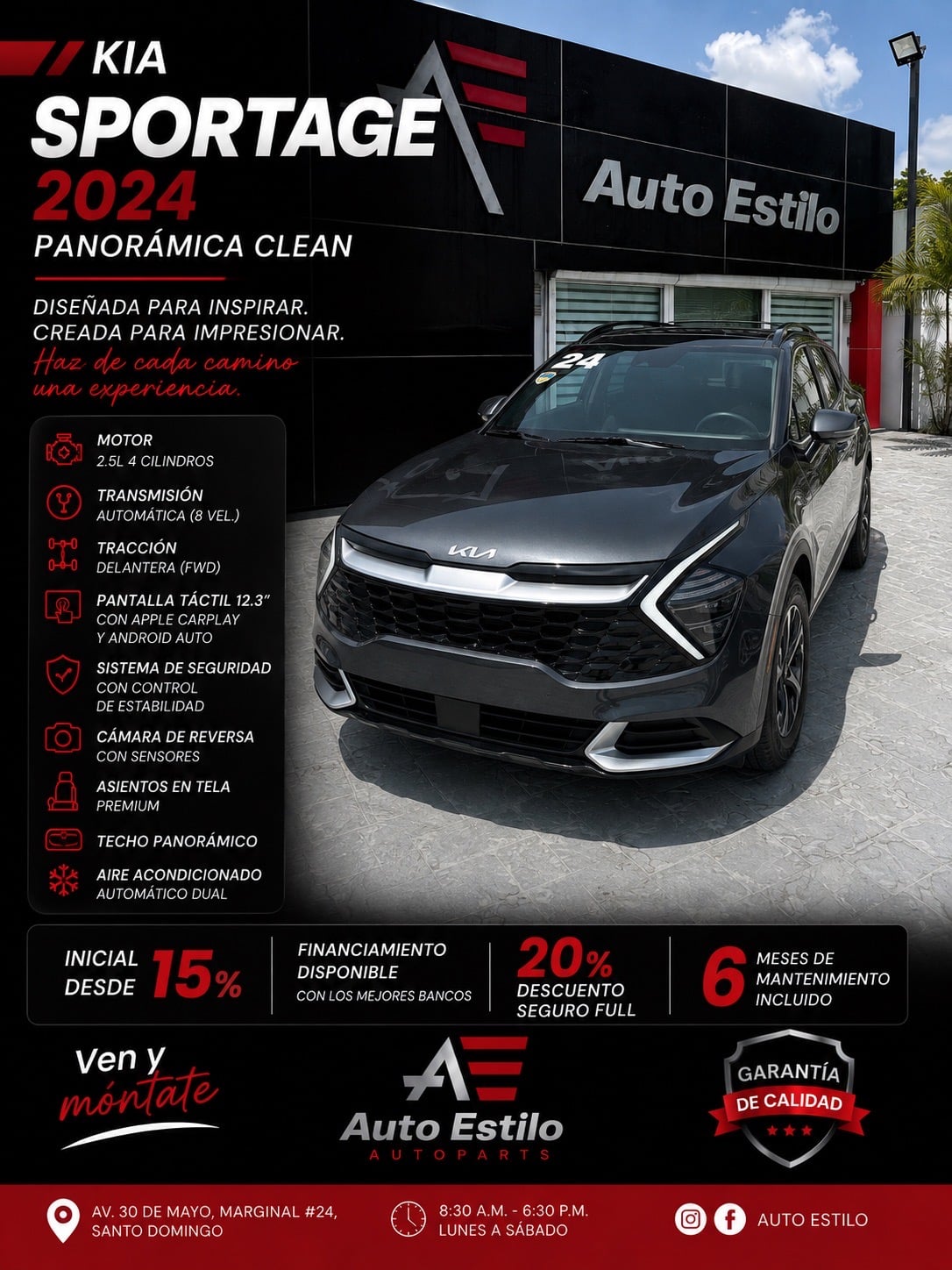 Kia Sportage Luxury 2024 en venta - vista principal