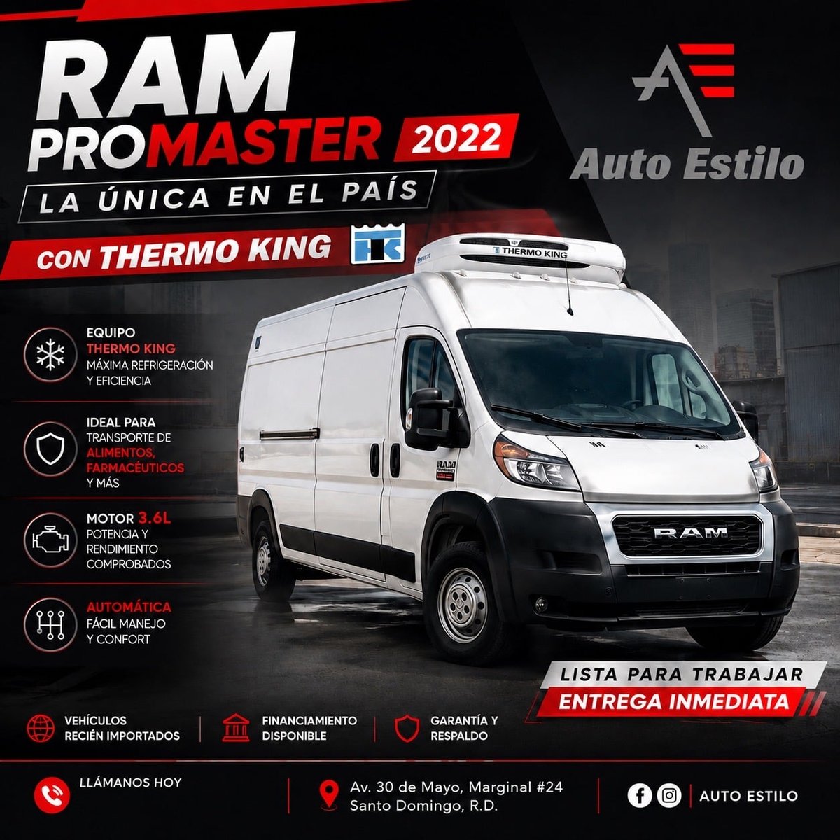 Ram Promaster 2500 2022 - foto 2 de 12