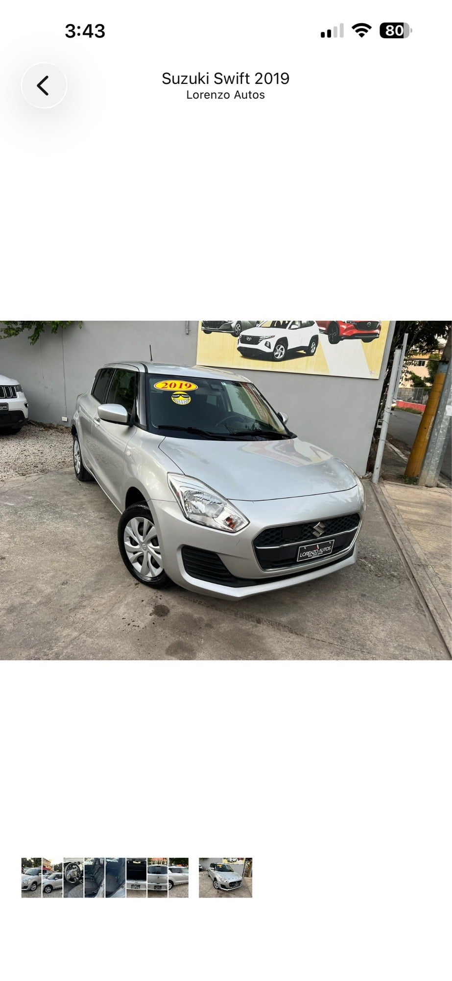 Suzuki Swift 2019 en venta - vista principal