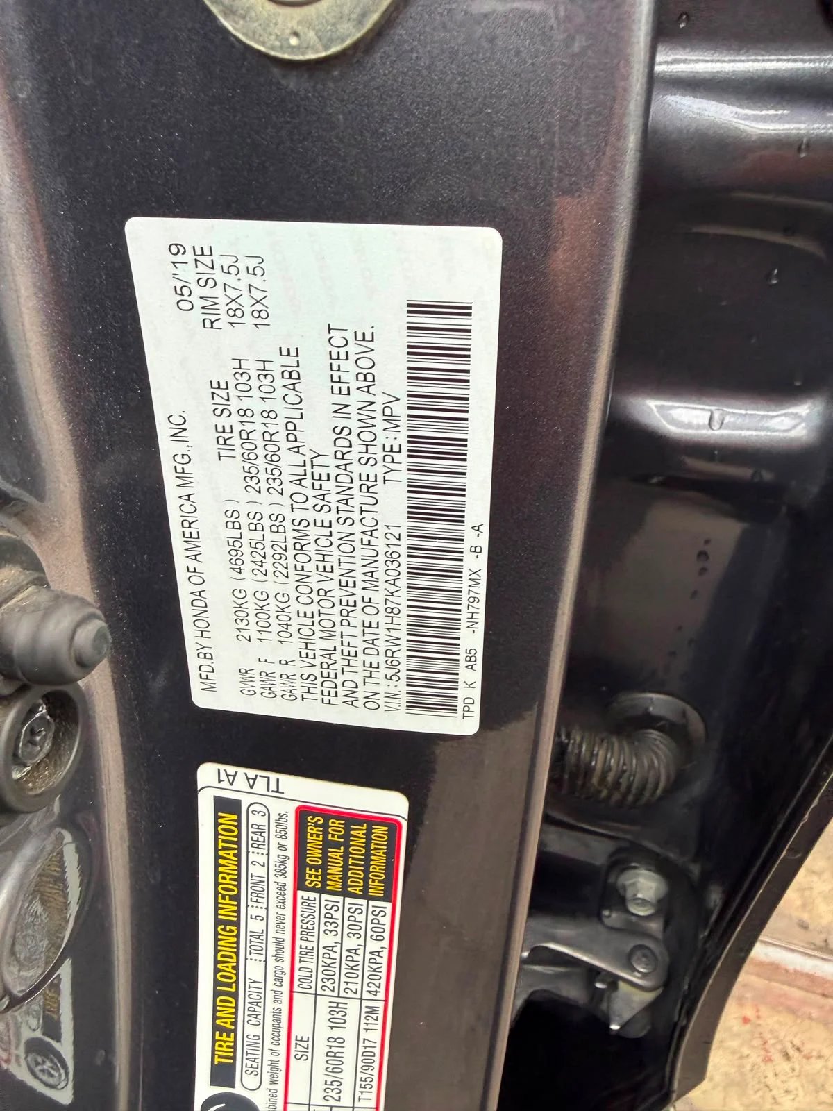 Honda CR-V EX-L/EX-L Navi 2019 - foto 8 de 8