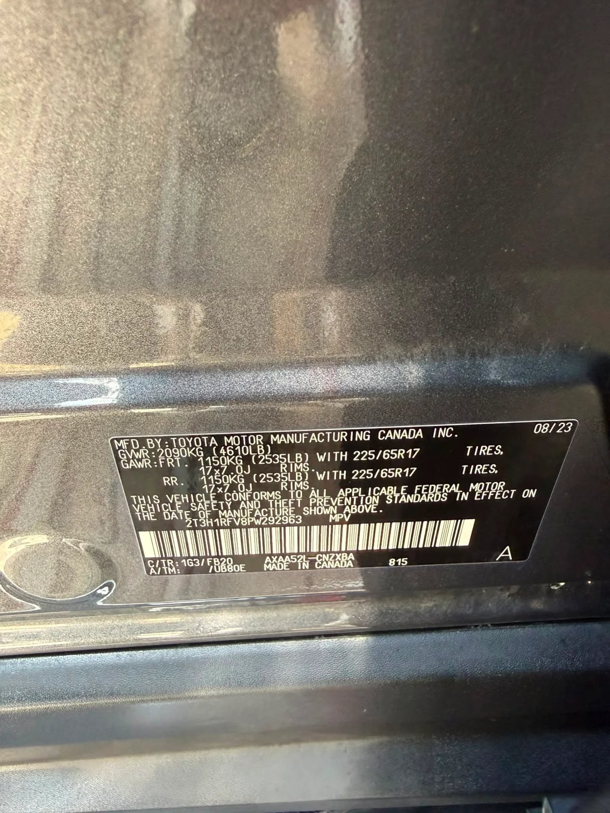 Toyota RAV4 LE 2023 - foto 9 de 9
