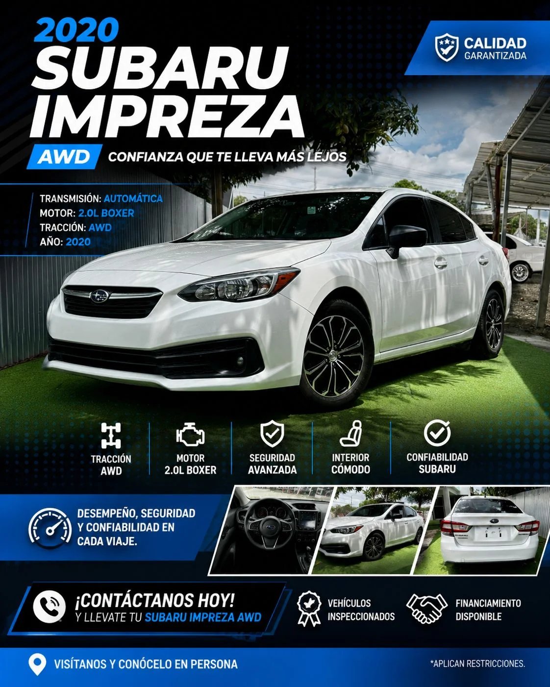 Subaru Impreza Premiun 2020 - foto 10 de 10