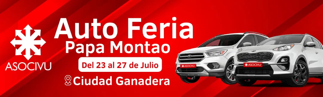 Autoferia papa montao 2026 con Asocivu