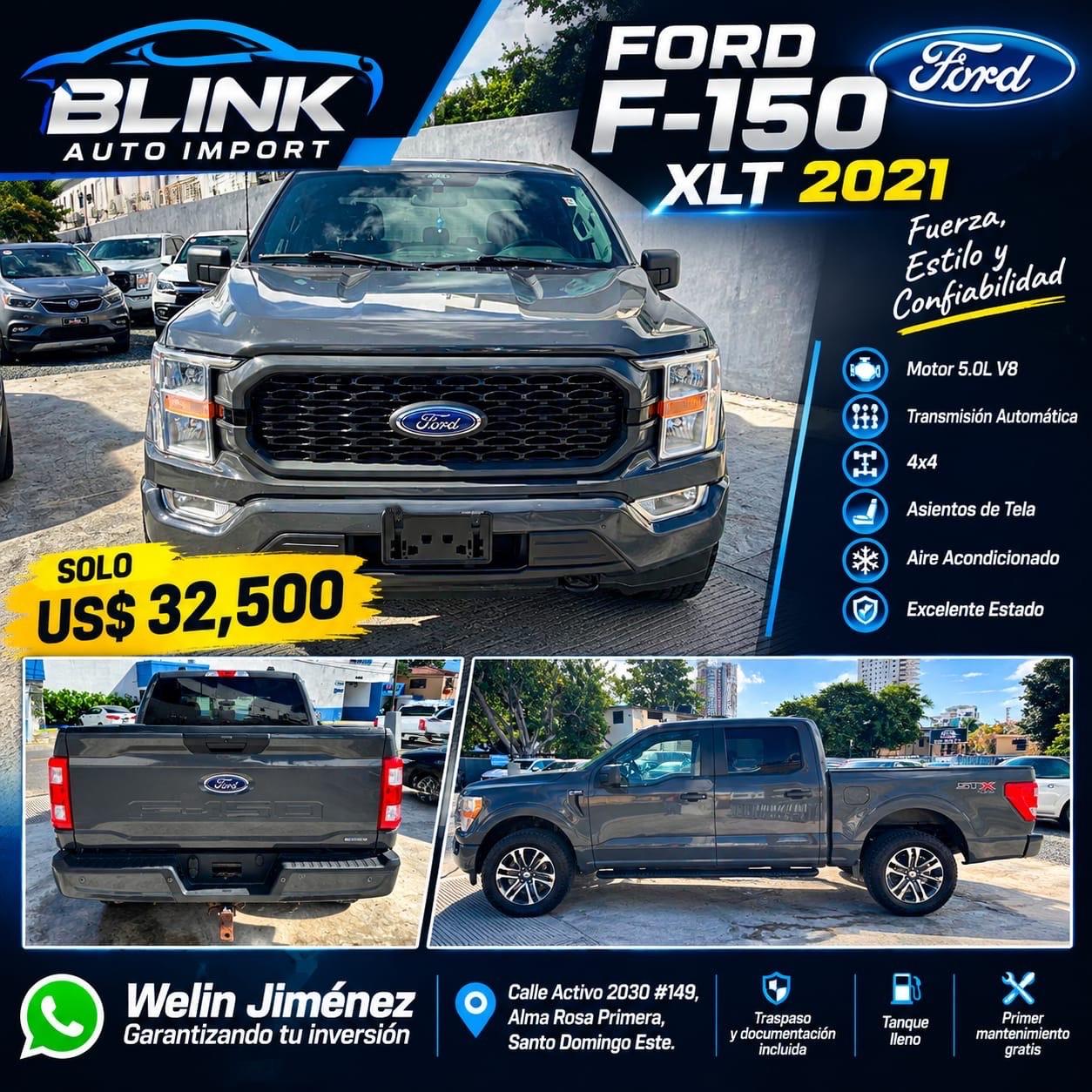 Ford F 150 Ecoboost V6 2021 en venta - vista principal