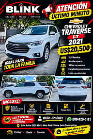 Chevrolet Traverse LT 2021 - miniatura 1