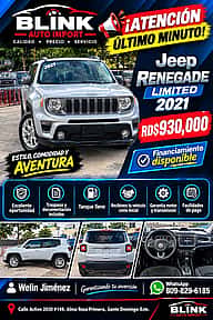 Jeep Renegade Limited 2021 - miniatura 1
