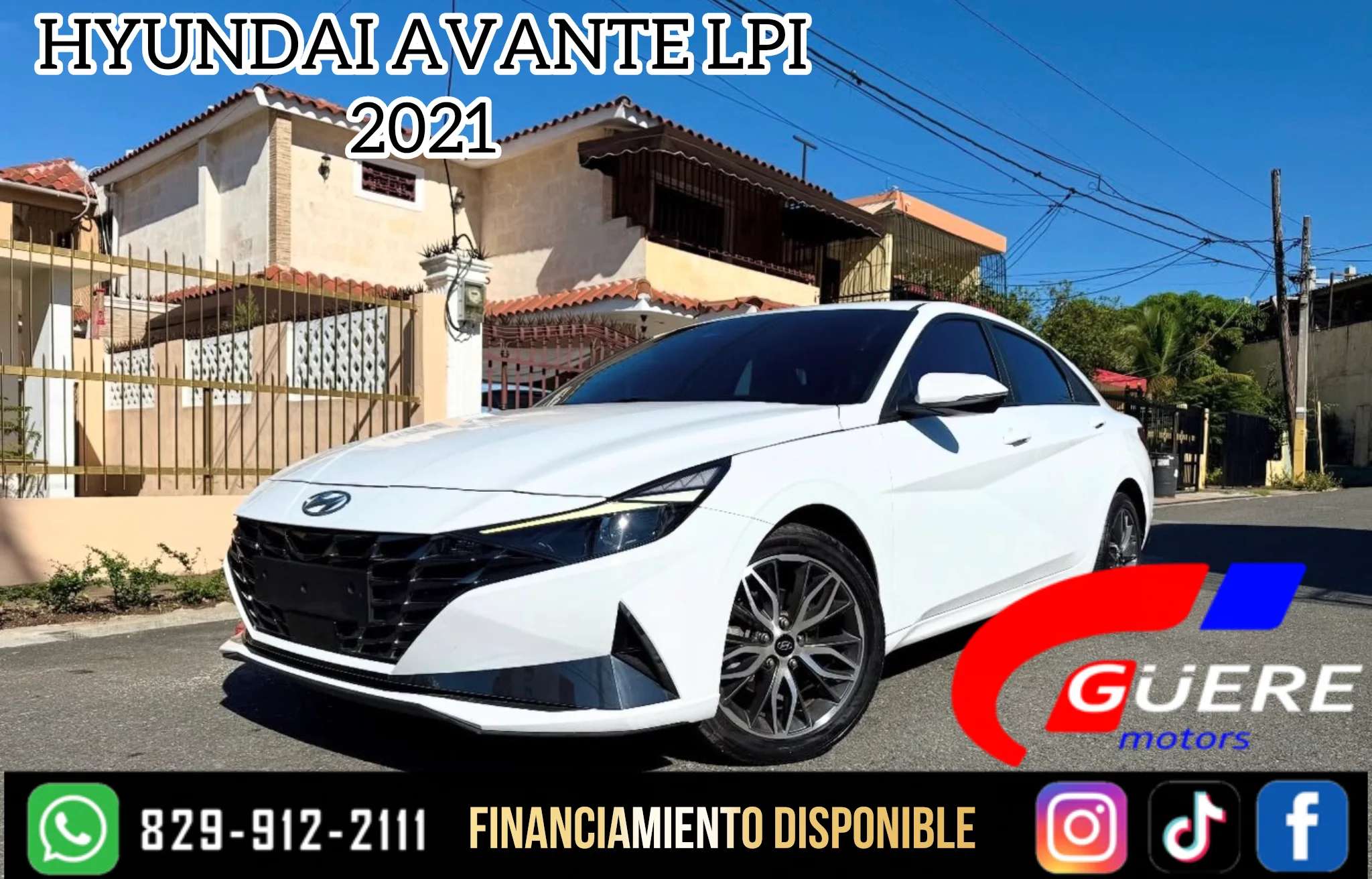 2021 Hyundai Avante LPI usado en venta por GUERE MOTORS