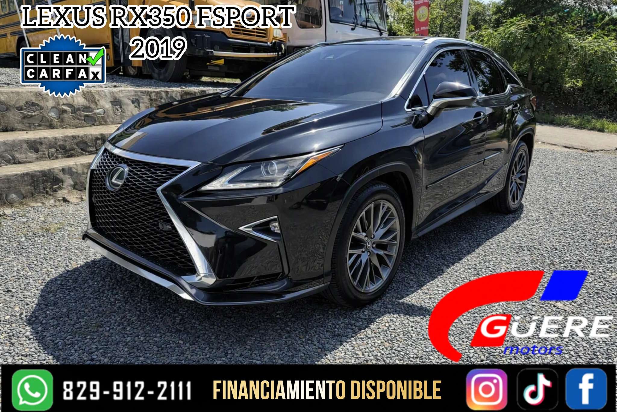 2019 Lexus RX 350 F Sport usado en venta por GUERE MOTORS