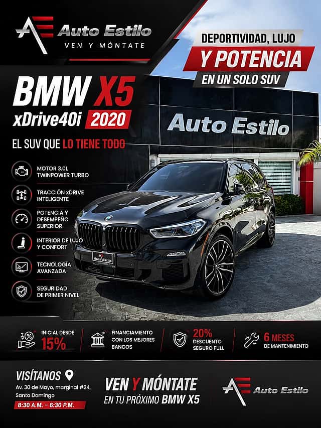 2020 BMW X5 xDrive40i usado en venta por AUTO ESTILO