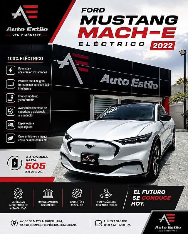 2022 Ford Mustang Mach-E Premium usado en venta por AUTO ESTILO