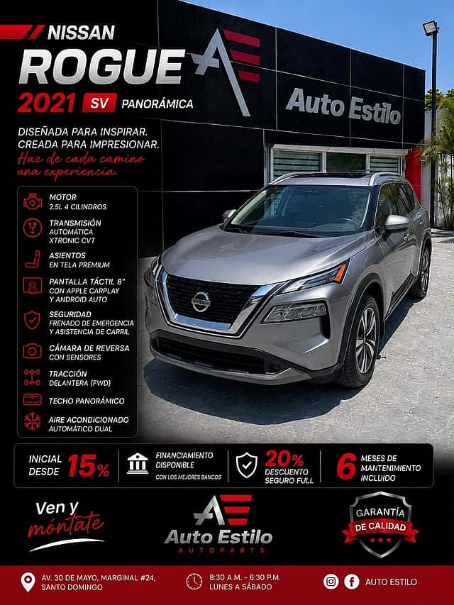 2021 Nissan Rogue SV usado en venta por AUTO ESTILO