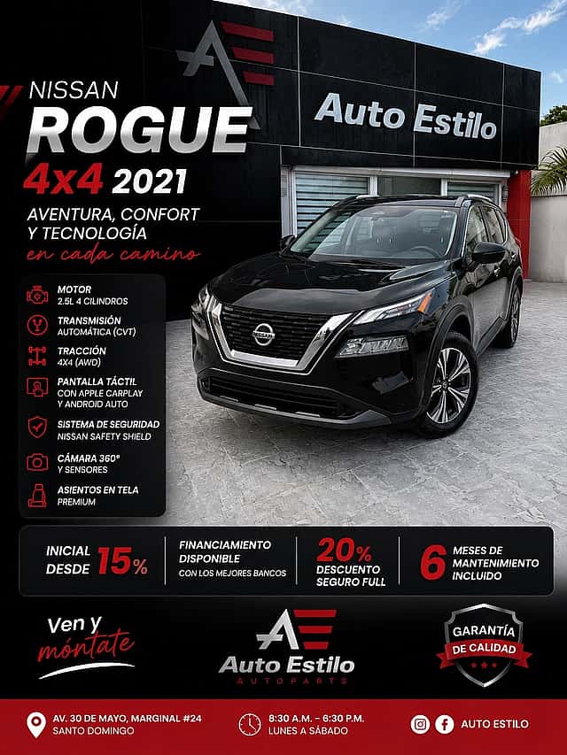 2021 Nissan Rogue SV usado en venta por AUTO ESTILO